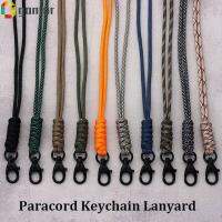 GANTUR ใหม่ กระเป๋าเป้เอาตัวรอดฉุกเฉิน มีความแข็งแรงสูง พวงกุญแจ Paracord พวงกุญแจ หัวเข็มขัดหมุนได้ สายร่มชูชีพ