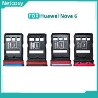 Netcozy ซิมการ์ดที่ใส่ถาดสล็อตอะไหล่สำหรับหัวเว่ยโนวา6ศัพท์ซ่อมอุปกรณ์เสริม