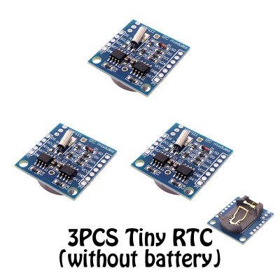 3ชิ้น Tiny RTC I2C โมดูล24C32หน่วยความจำ DS1307นาฬิกาโมดูล RTC โดยไม่มีแบตเตอรี่