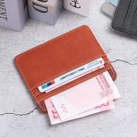 【CW】✌  1Pc Man Purses Ultra Thin Business Bank Credit Card Holder Wallet Coin Organizer Cards Cover