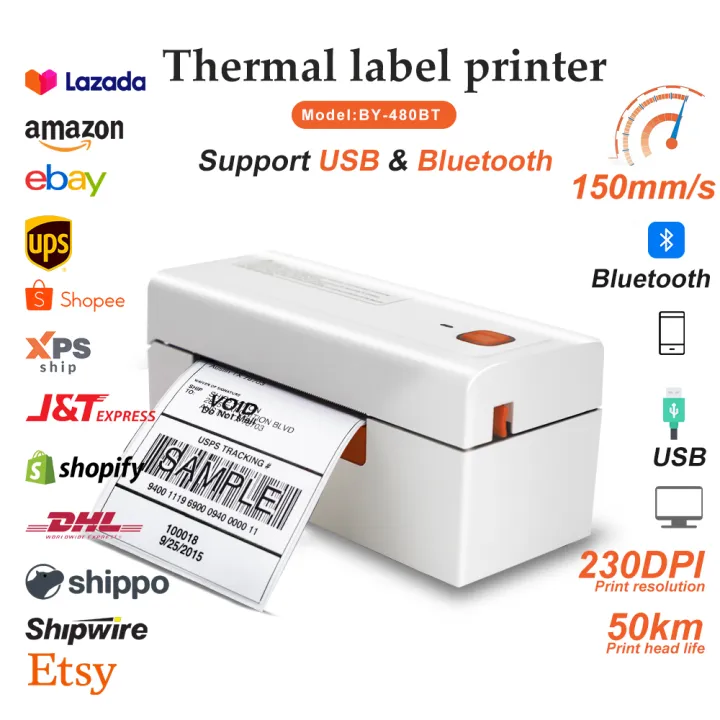 Thermal Label Printer By280 Shipping Label Printer, 4x6 label printer