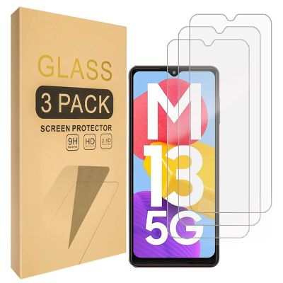 3Pack Screen Protector For Samsung Galaxy M13 5G Tempered Glass Anti-Scratch Protective Film Glass For Samsung M13 Accessories Nails  Screws Fasteners