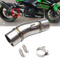 Ninja 400 Exhuast Middle Link Pipe connect Muffler 51mm Connect Pipe for Kawasaki Ninja400 Z400 2018-2021 2022