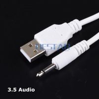 1m USB Jack Aux 3.5mm Mono Audio cable USB 3.5 mm jack 3.5 USB 2.0 to DC3.5mm 2A charging power cable 3FT Cables