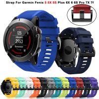 สายนาฬิกาสำหรับ Garmin Fenix 5 S 6S 7S 5 6 7 5X 6X 7X สาย S60 Forerunner 935 945สายรัดข้อมือซิลิโคนสายรัดข้อมือ