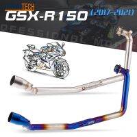 สำหรับ SUZUKI GSX-R150 GSX-S150ท่อไอเสียรถจักรยานยนต์ท่อกลางเชื่อมต่อท่อท่อลื่นบนดัดแปลงลิงค์ท่อไอเสียข้อศอกลิงค์ GSXR150 GSX-R150 GSX150R GSX S150