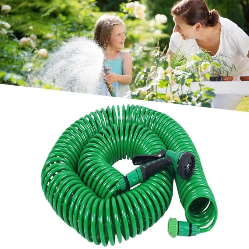 7.5m/15m Retractable Coil Magic Flexible Garden Water Hose 3/8