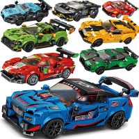 Assembled Toys Assembled Car Sports Car Boys Children Small Particles Building Blocks Boys Intelligence Warrior Racing Car