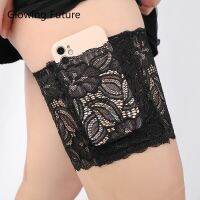 【YF】﹍۩  Glowing Leg Warmer Socks Non-slip Silicone Breathable Fashion Ladies Thigh Garter