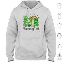 Pharmacy Tech Day Lucky Pharmacist Hoodies Long Sleeve Pharmacy Tech Day Shamrock Lucky Pharmacist Pharmacy Tech Day