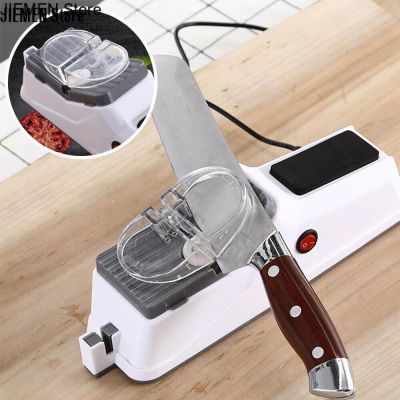 JIEMEN Store Professional Electric Knife Sharpener Cutting Scissor Sharpening Kitchen Tools Knives Accessories Grinding Polishing Blade Kit