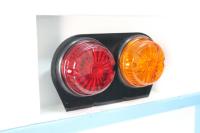 ไฟ STOP LAMP ไฟสต็อปแลมป์ ไฟราวข้างรถบรรทุก ลายทานตะวัน 24V. By TS