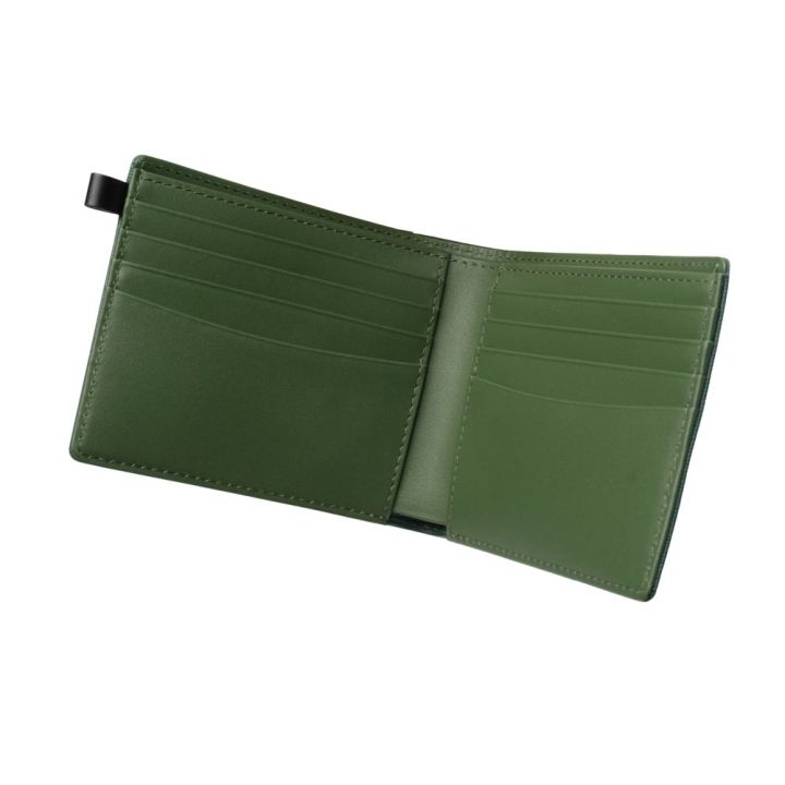 takeo-kikuchi-กระเป๋าสตางค์ใบสั้น-green-bg-wallet