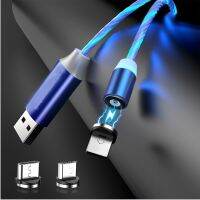 Magnetic Glow LED Lighting Fast Charging USB Cable for Xiaomi Redmi 8 8A 7A 6A 5 Plus 4A 4X 5A Note 7 8 Pro 8T iPhone Samsung