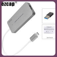 Ezcap265c HDMI ไปยัง Type C USB 3.0 1080P 60fps เต็มการจับภาพวีดิโอคมชัดการ์ด Grabber สำหรับโทรศัพท์ Iphone PS4เกมบันทึกการสตรีมสด