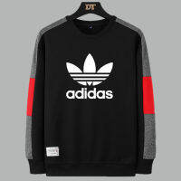 Adidas เสื้อลำลองแขนยาวแบบสวมหัวสำหรับผู้ชาย,เสื้อแจ็กเก็ตกีฬาฟิตเนสทรงหลวมเสื้อวอร์มมีซิป