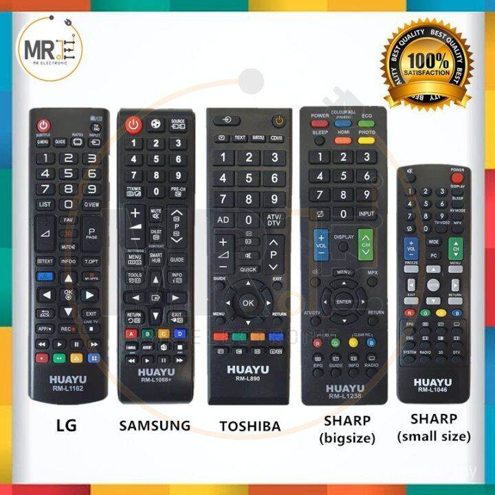 TV universal remote control sharp Lazada PH