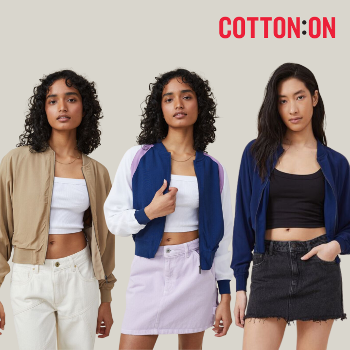 cotton on crop jacket