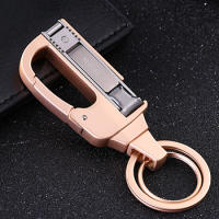 Jobon Men Key Chain Multifunction Folding Clipper Wine Corkscrew KeyChain Tool for Key Ring Holder Best Christmas Day Xmas Gift