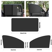 Summer Sun Protection Strong Magnetic Full Shading Magnetic Car Curtain Magnetic Suction Opaque Car Sunshade UV Protection Cover