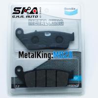 ผ้าเบรค Bendix Metal King MD28 ตรงรุ่น เฉพาะหน้าฝั่งขวา F CBR250 CBR300  CBR500 CBR650 HONDA เบนดิก แท้!!