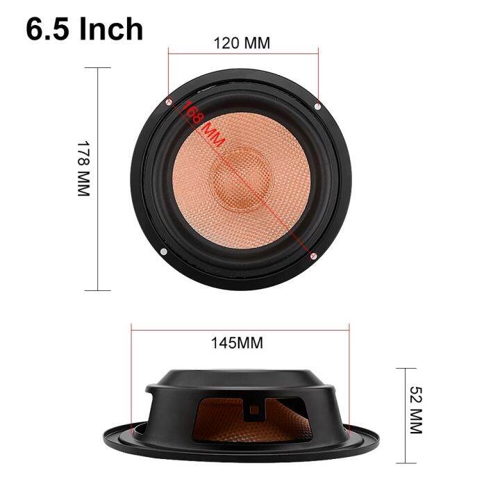AIYIMA 5 6.5 Inch Woofer Speaker Passive Radiator Vibration Membrane