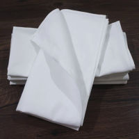 10pc White Napkins 100 Cotton Napkin Reusable Handkerchief Cloth Diner Banquet Wedding Party Home Table Decoration Size 40x40cm