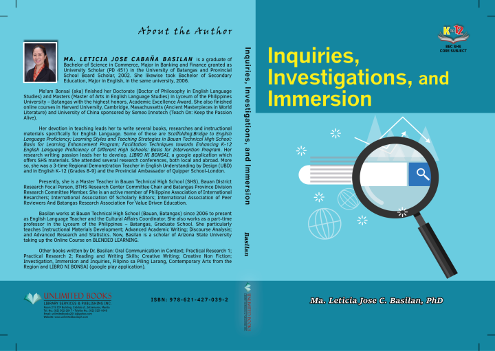 Inquiries, Investigations, And Immersion | Lazada PH