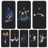 Astronaut Space Funny Back Cover For Meizu 15 Lite 16 Plus 16th 16x Soft Silicone Phone Case For Meizu U10 U20 Pro 6 7 Plus Case