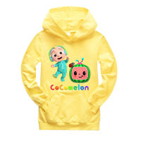 Cocomelon เสื้อผ้าเด็กแขนยาวลายการ์ตูนผ้าฝ้าย65% เด็กหญิงเด็กชายฤดูใบไม้ผลิและฤดูใบไม้ร่วงเสื้อฮู้ดอนิเมะเกาหลี + เสื้อสวมหัวโพลีเอสเตอร์35% ไฟเบอร์0000