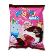 Kẹo Wiggle Marshmallow Socola Và Nhân Mứt Dâu Thái Lan Gói 108g