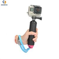 มือจับลอยแท่งทุ่นลอยน้ำขาเดียวขาตั้งสามขาสำหรับกล้อง Go Pro 10 9 8 7 Yi Insta360 DJI Osmo อุปกรณ์เสริมกล้องแอคชั่นแคมเมรา