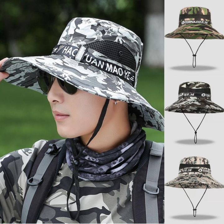 Tornado Camouflage Summer Hat Outdoor Hats Unisex Fishing Hat Sun Hat ...