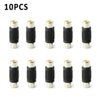 10PCS AV RCA Audio Video Female to Female Jack Coupler Adapter Connector