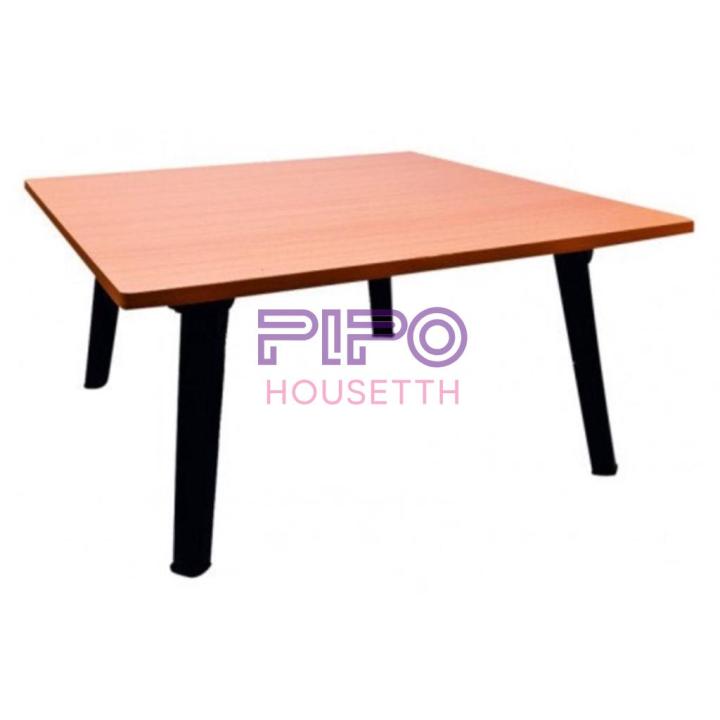 โต๊ะญี่ปุ่น60x60-ลายไม้สีบีซ-ไม้สีเมเปิ้ล-หินอ่อนขาว-ดำขาแข็งแรง-กางง่าย-สะดวก-โต๊ะทนทาน-หนาถึง-1-5-pp99