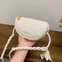 ▦❁ Small bag female 2023 new summer fashion mobile phone bag mini dumpling bag niche armpit saddle bag Messenger bag