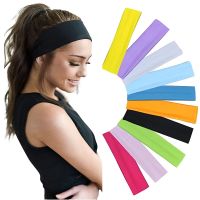 【YF】 NEW Color Cycling Yoga Sport Sweat Headband Sweatband for Men Women Hair Bands Head Sports Safety Accessories