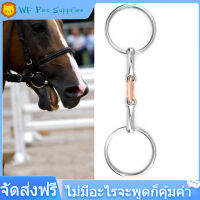 【มีสินค้า】สแตนเลสความหนาบิตปากหลวม Bit Roller Loose Bit สำหรับม้า