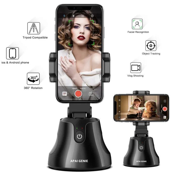 apai-genie-กล้องติดตามใบหน้าสมาร์ทถ่ายเซลฟี่สติ๊ก360-การหมุนวัตถุติดตามผู้ถือ-gimbal-สำหรับ-vlog-กล้องถ่ายวิดีโอ
