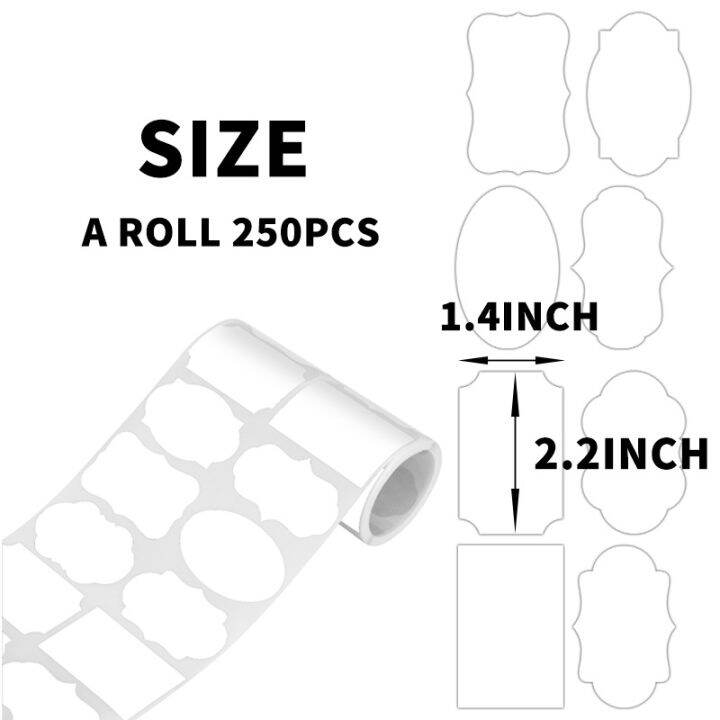 white-blank-chalkboard-labels-sticker-8-styles-roll-erasable-removable-waterproof-label-for-glass-bottle-jar-pvc-labels-250pcs