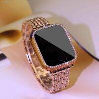 ✖ Metal Strap for Apple Watch Band 41mm 45mm 40mm 44mm Woman Diamond Stainless Steel Link Bracelet iWatch 8 7 6 SE 5 3 Accessories