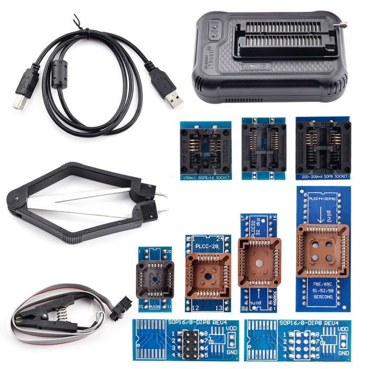 pcbfun-โปรแกรมเมอร์-t48-tl866-3g-ความเร็วสูงที่มีสาย-usb-usb2-0-hs-480mhz-รองรับมากกว่า28000วงจรรวมอินเตอร์เฟซ-isp-แบบมัลติฟังก์ชัน16p