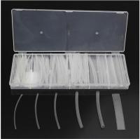 150Pcs Clear 100มม. 2:1ความร้อนท่อหด Polyolefin โปร่งใสหลอด Sleeving Wrap Wire Kit Cable