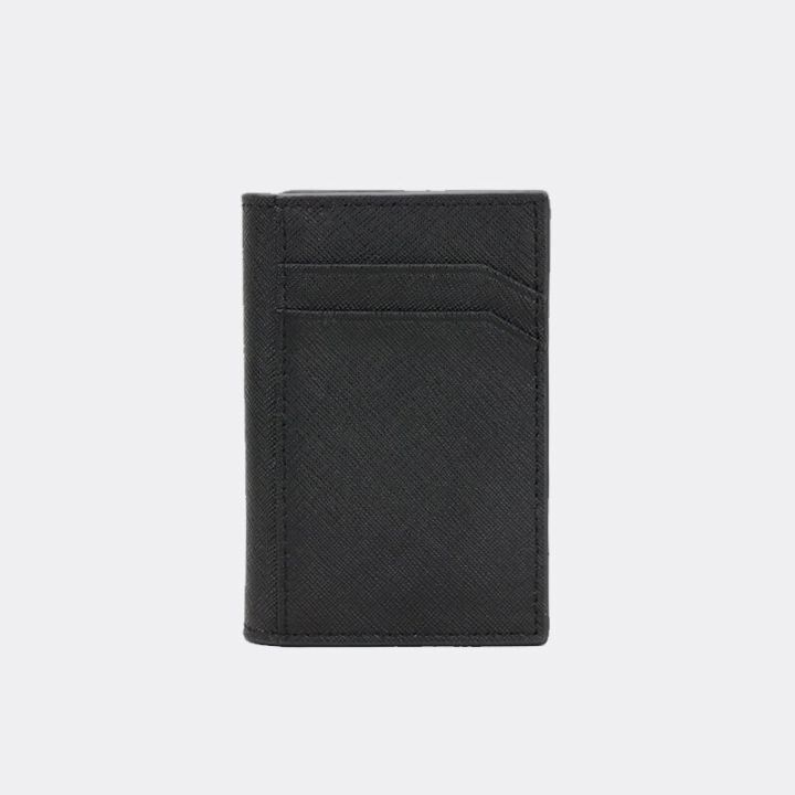 monogrammed-unisex-saffiano-leather-business-card-holder-men-bifold-credit-card-case-holder