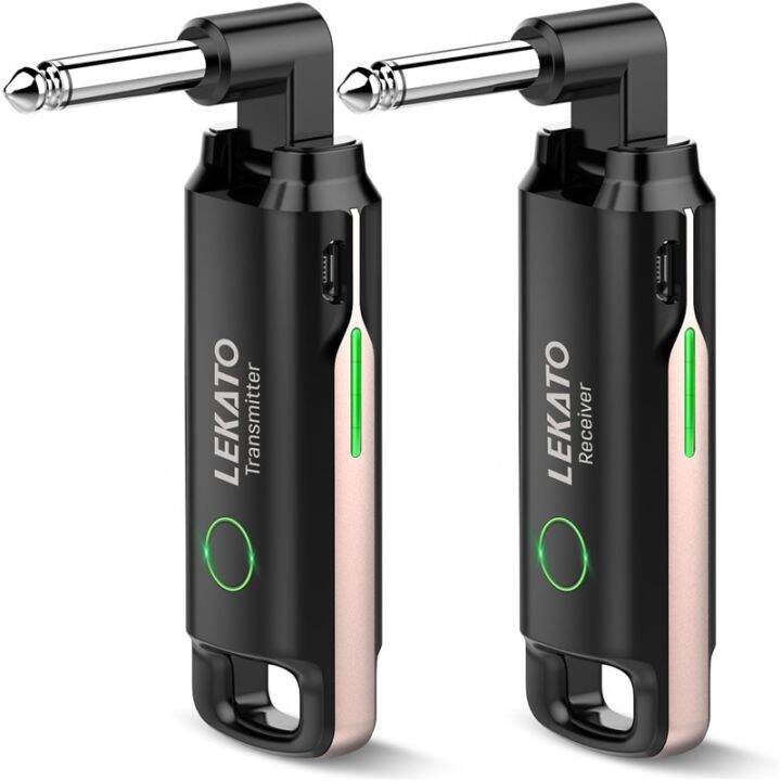 Professional Acoustic Electric Guitar Transmitter Receiver Wireless Guitar System BuiltIn