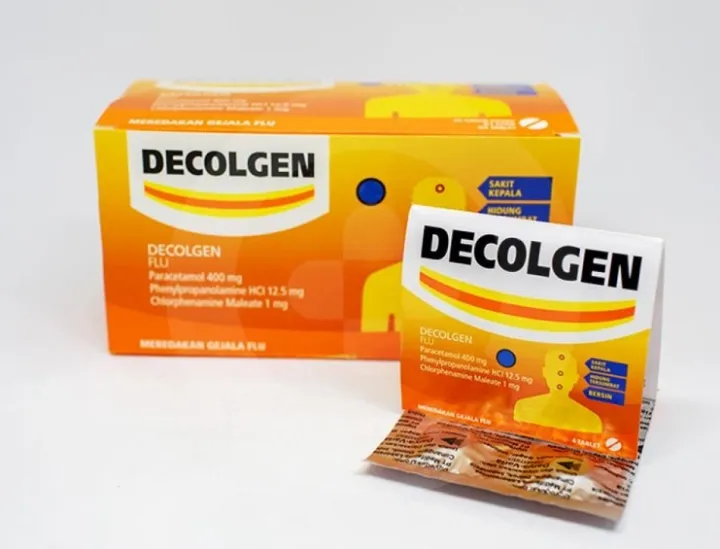 DECOLGEN FLU STRIP 4 TABLET | Lazada Indonesia