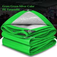 ▨♞ 0.32mm PE Tarpaulin Rainproof Cloth Garden Shading Sail Outdoor Awning Boat Truck Canopy Tarp Dog House Cover Waterproof Cloth