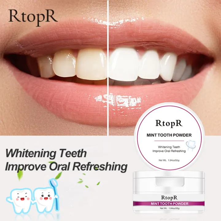 Rtopr Teeth Oral Hygiene Whitening Daily Use Effective Remove Plaque