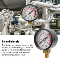 เกจวัดความดันเกจวัดความดันเครื่องวัดความดันก๊าซหน้าปัดวงกลม0-1.4mpa ความแม่นยำสูงสำหรับพิพิธภัณฑ์สัตว์น้ำสำหรับปั๊มสำหรับสระว่ายน้ำ
