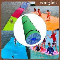 เสื่อลอยน้ำ Tongina แพสระน้ำลอยน้ำได้แบบลอยน้ำได้แผ่นลอยสบายสำหรับเล่นชายหาดหน้าร้อน